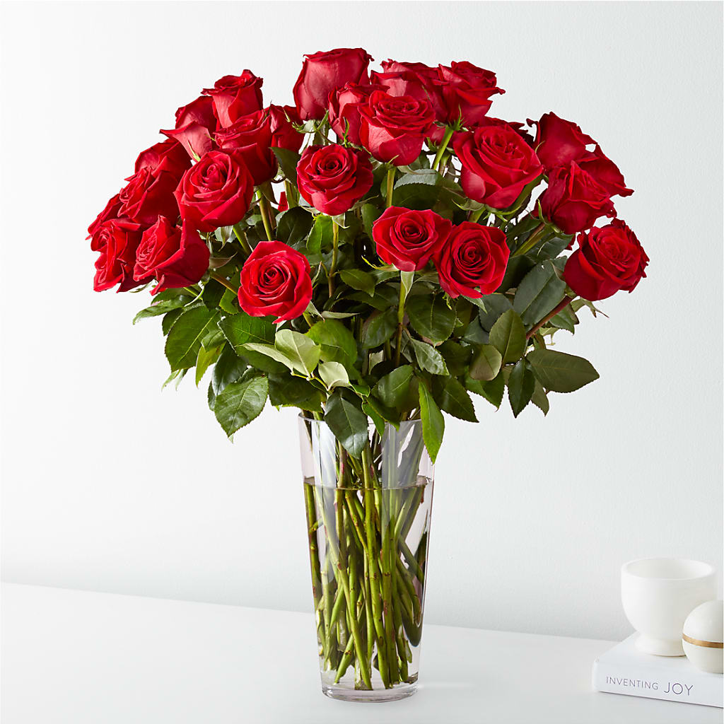 Long Stem Red Rose Bouquet – MARIE'S FLOWER & GIFT SHOPPE INC, Moultrie GA