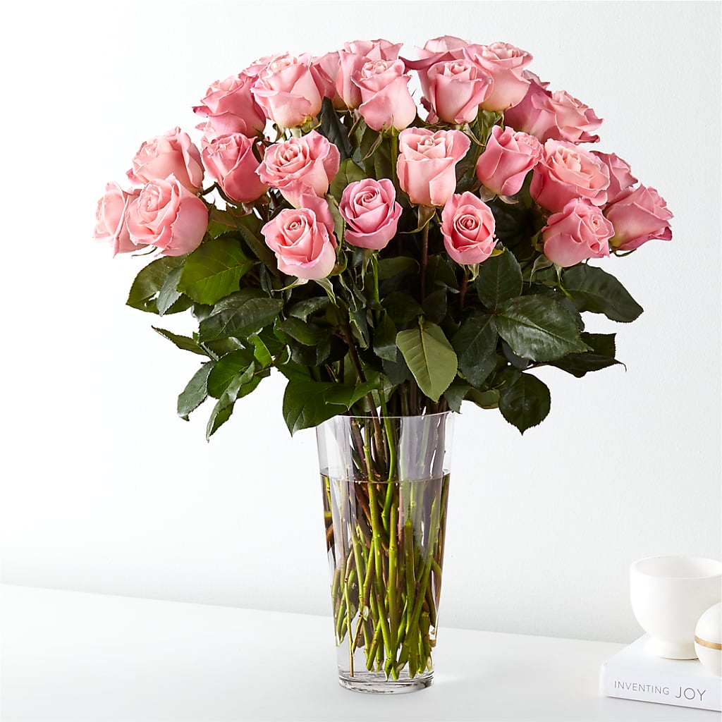 Long Stem Pink Rose Bouquet – MARIE'S FLOWER & GIFT SHOPPE INC, Moultrie GA
