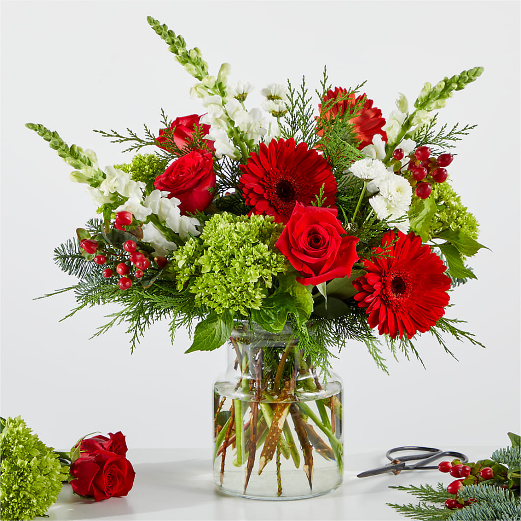 Merry Moment Bouquet – A Florist Original – MARIE'S FLOWER & GIFT SHOPPE INC, Moultrie GA