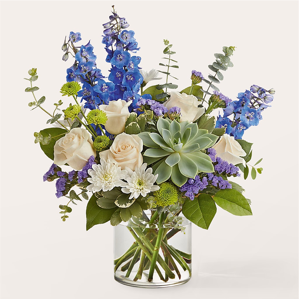 Cerulean Waves Bouquet – MARIE'S FLOWER & GIFT SHOPPE INC, Moultrie GA