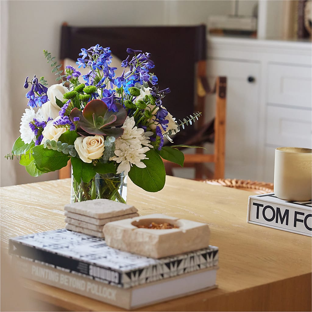 Cerulean Waves Bouquet – MARIE'S FLOWER & GIFT SHOPPE INC, Moultrie GA