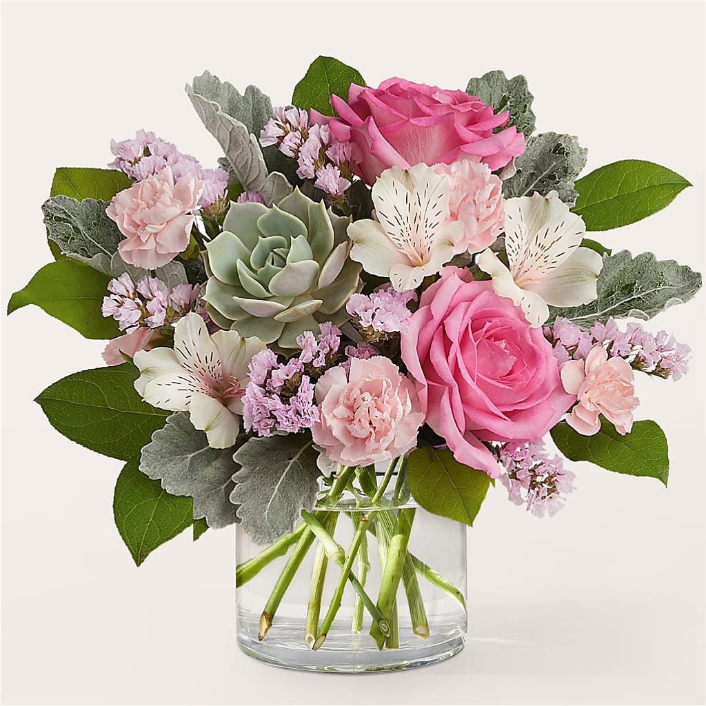 Dusty Rose Bouquet – MARIE'S FLOWER & GIFT SHOPPE INC, Moultrie GA
