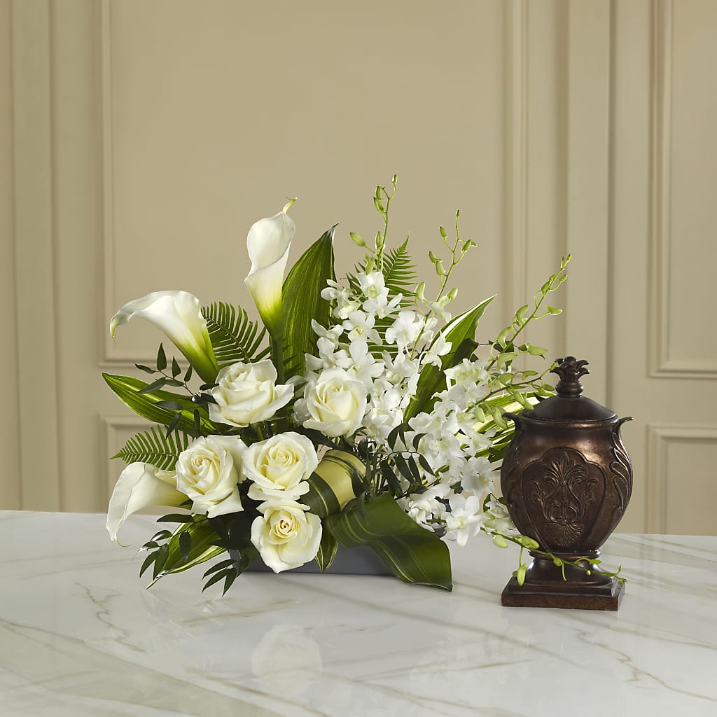 At Peace Arrangement – MARIE'S FLOWER & GIFT SHOPPE INC, Moultrie GA
