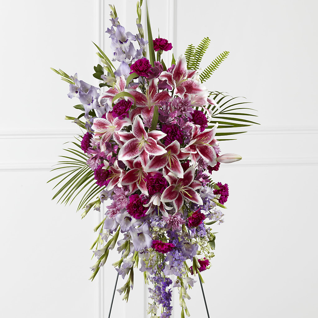 Tender Touch Standing Spray – MARIE'S FLOWER & GIFT SHOPPE INC, Moultrie GA