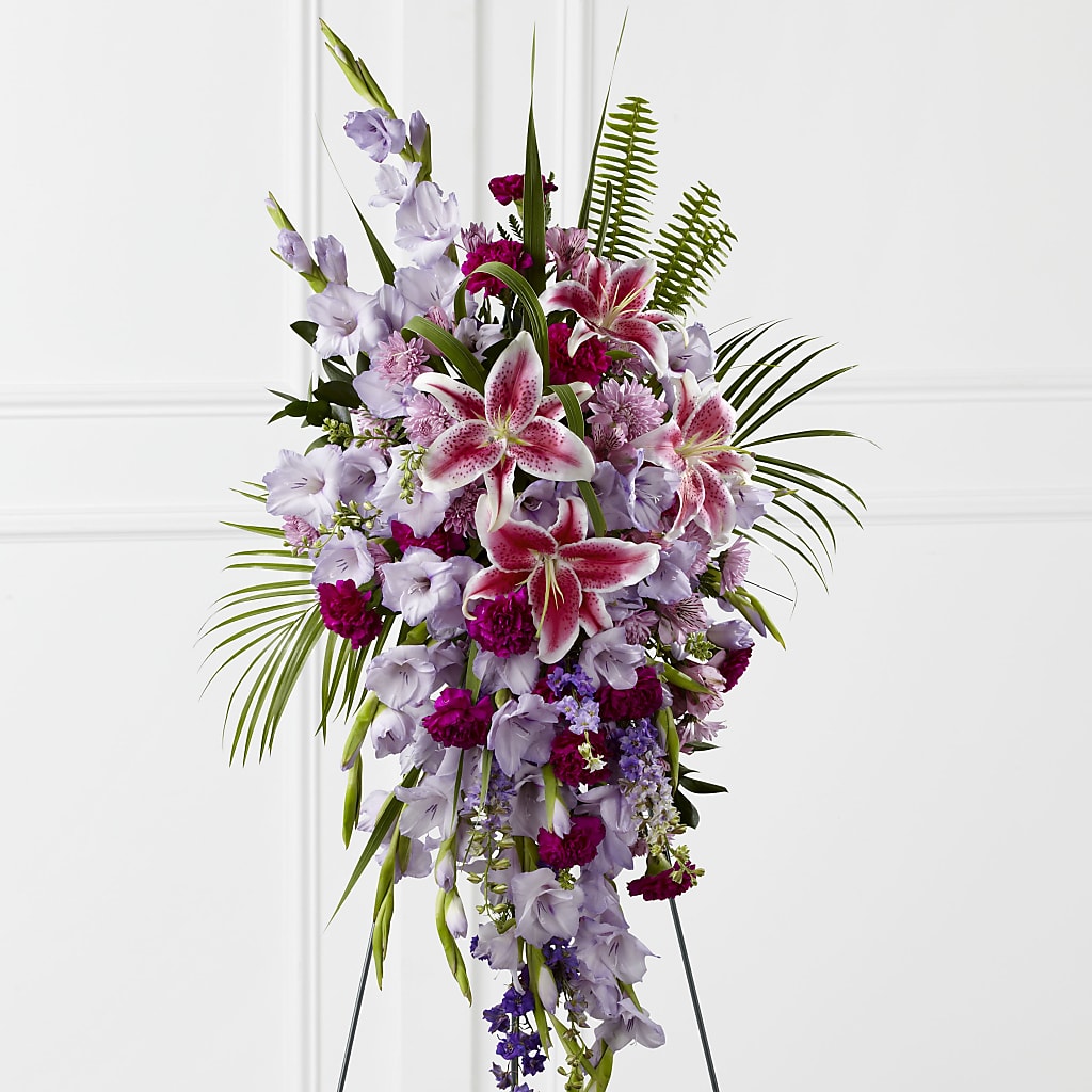 Tender Touch Standing Spray – MARIE'S FLOWER & GIFT SHOPPE INC, Moultrie GA