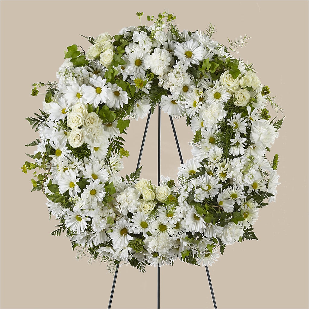 Faithful Wishes Wreath – MARIE'S FLOWER & GIFT SHOPPE INC, Moultrie GA