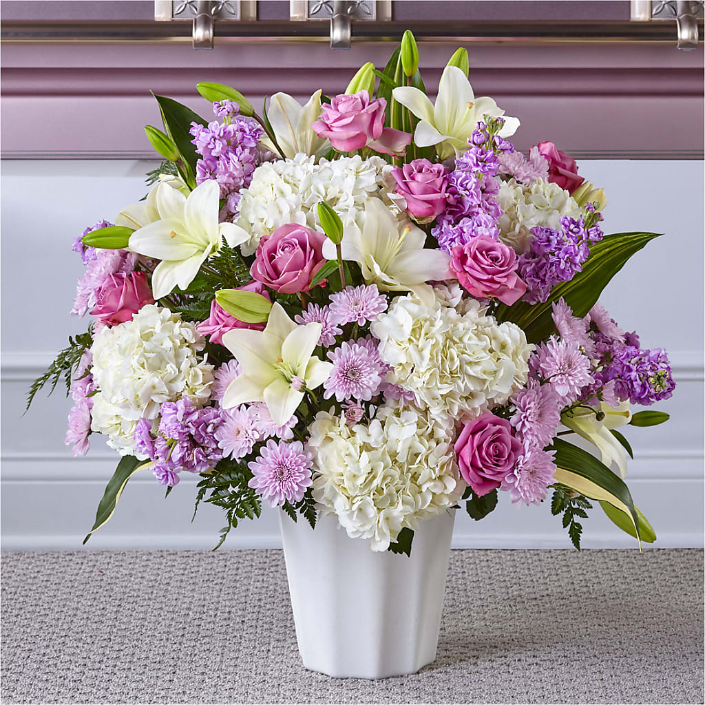 Heaven Sent Floor Basket – MARIE'S FLOWER & GIFT SHOPPE INC, Moultrie GA
