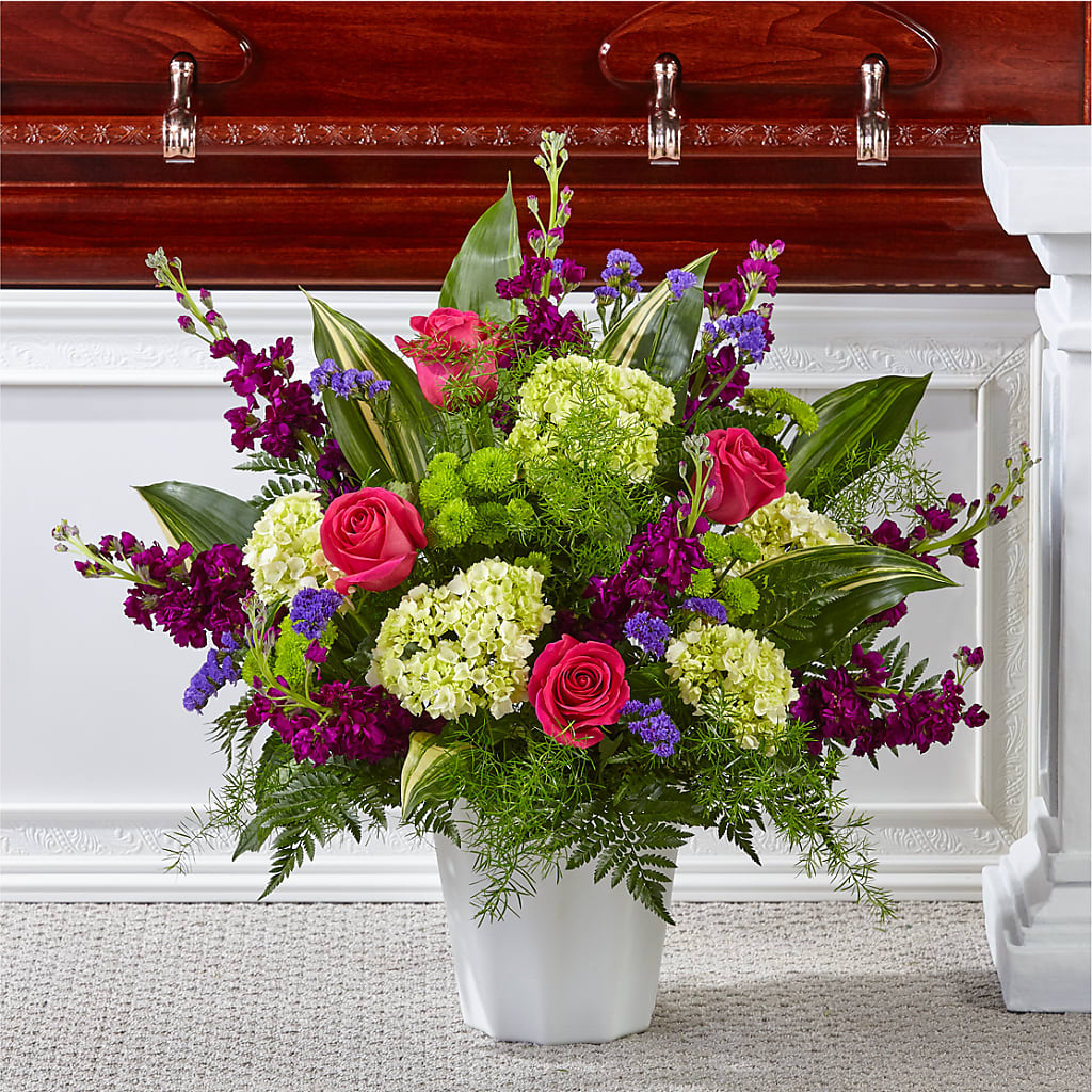 Beautiful Horizons Floor Basket – MARIE'S FLOWER & GIFT SHOPPE INC, Moultrie GA
