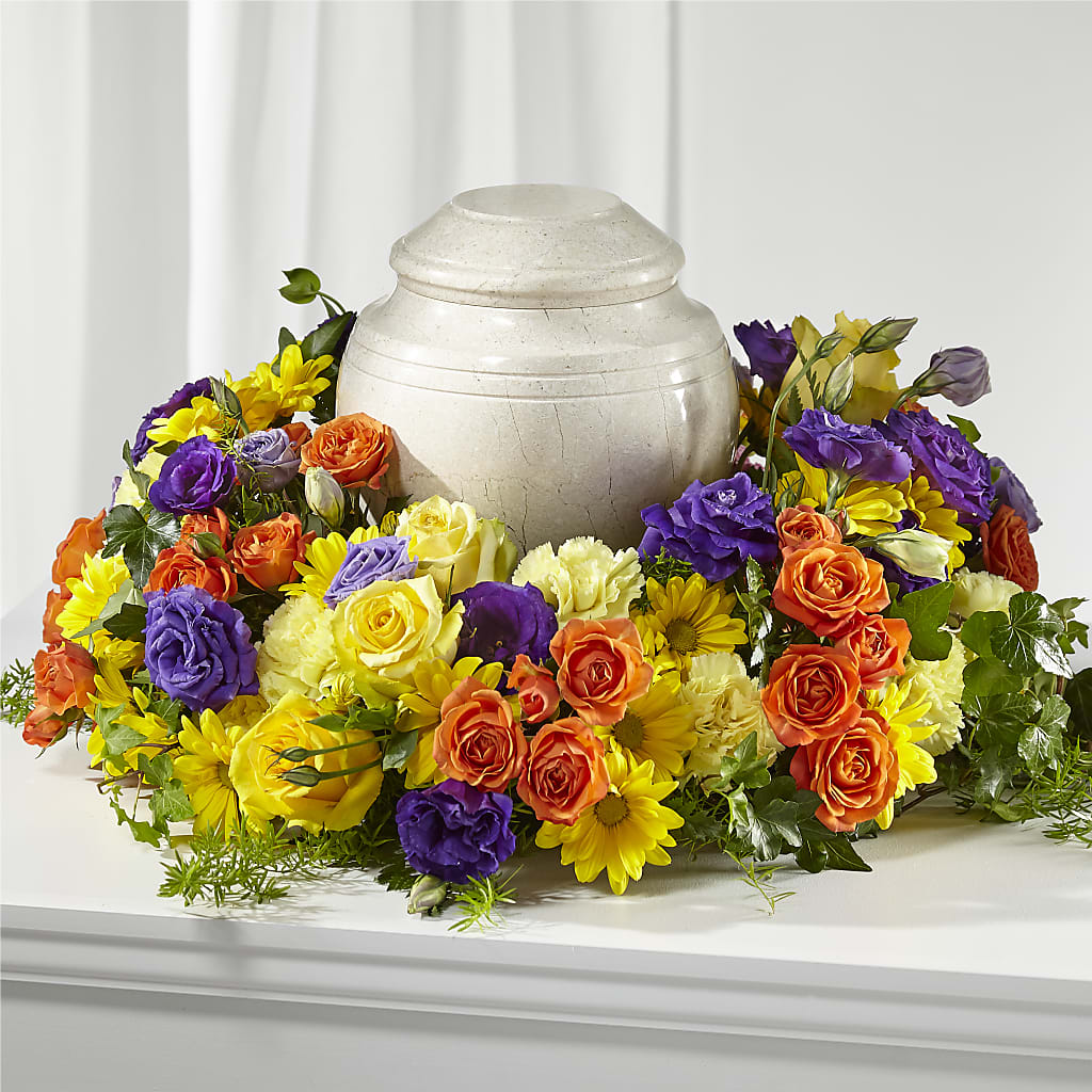 Blossoms of Remembrance Cremation Adornment – MARIE'S FLOWER & GIFT SHOPPE INC, Moultrie GA