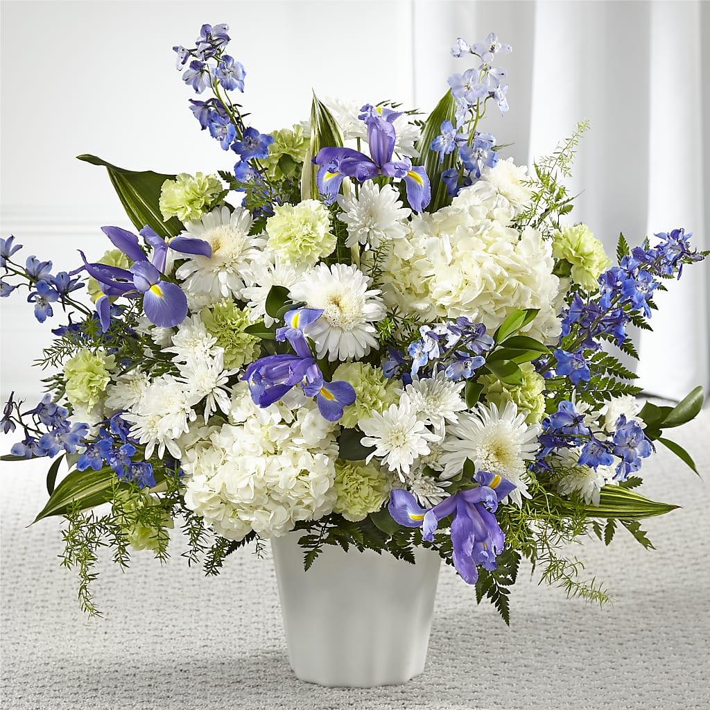 Soft Serenity Floor Basket – MARIE'S FLOWER & GIFT SHOPPE INC, Moultrie GA