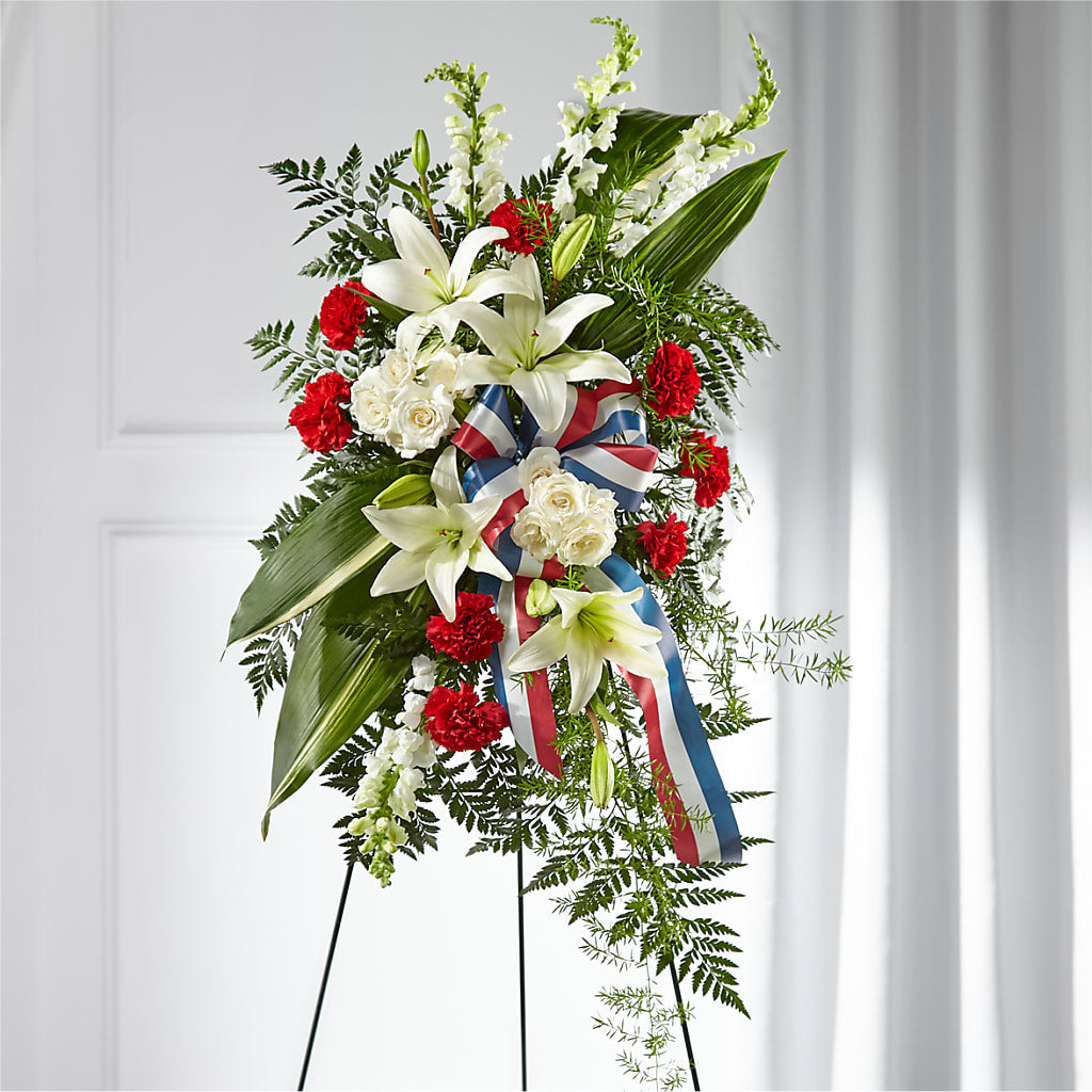 Stars of Life Standing Spray – MARIE'S FLOWER & GIFT SHOPPE INC, Moultrie GA