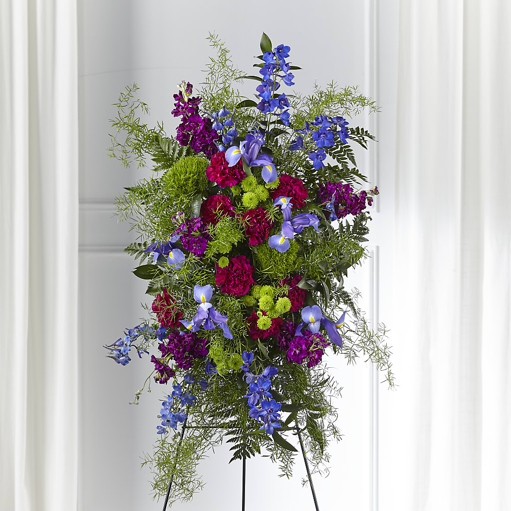 Heavenly Skies Standing Spray – MARIE'S FLOWER & GIFT SHOPPE INC, Moultrie GA