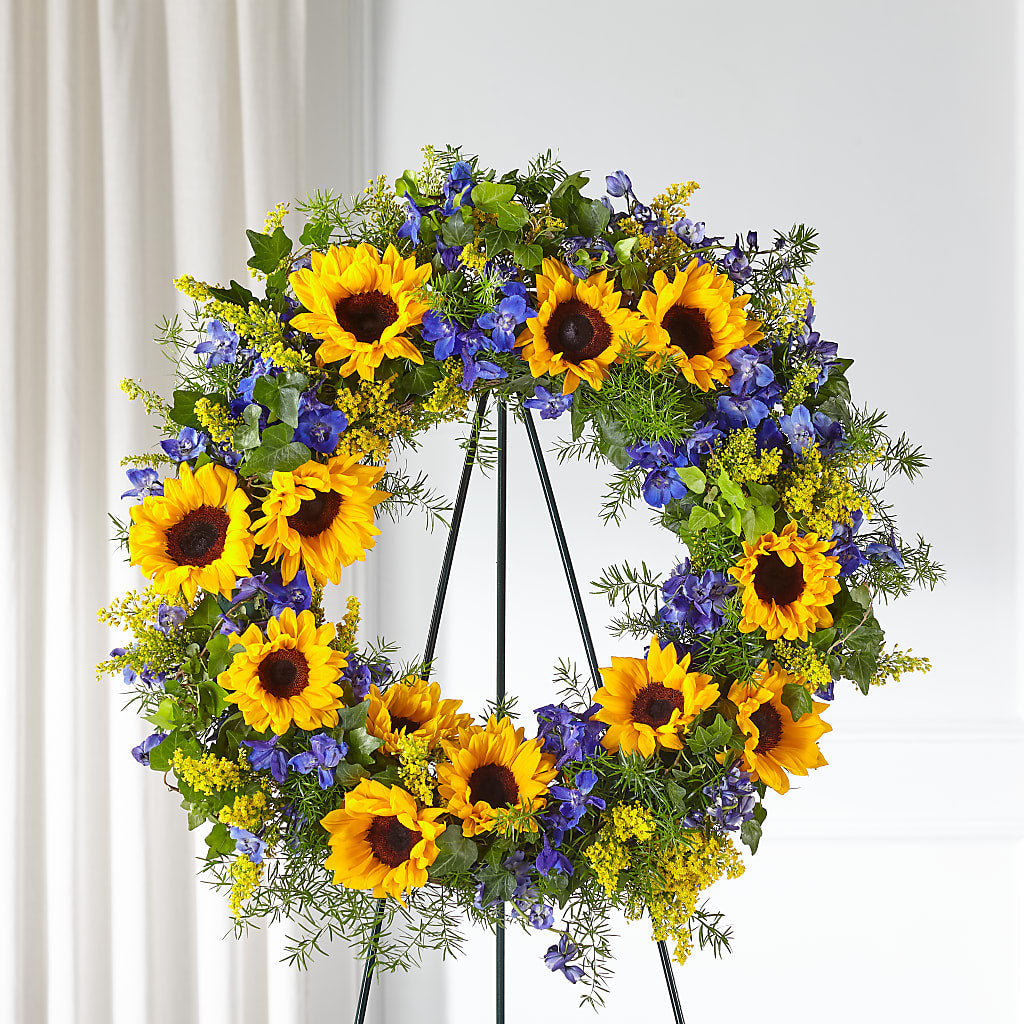 Bright Rays Wreath – MARIE'S FLOWER & GIFT SHOPPE INC, Moultrie GA