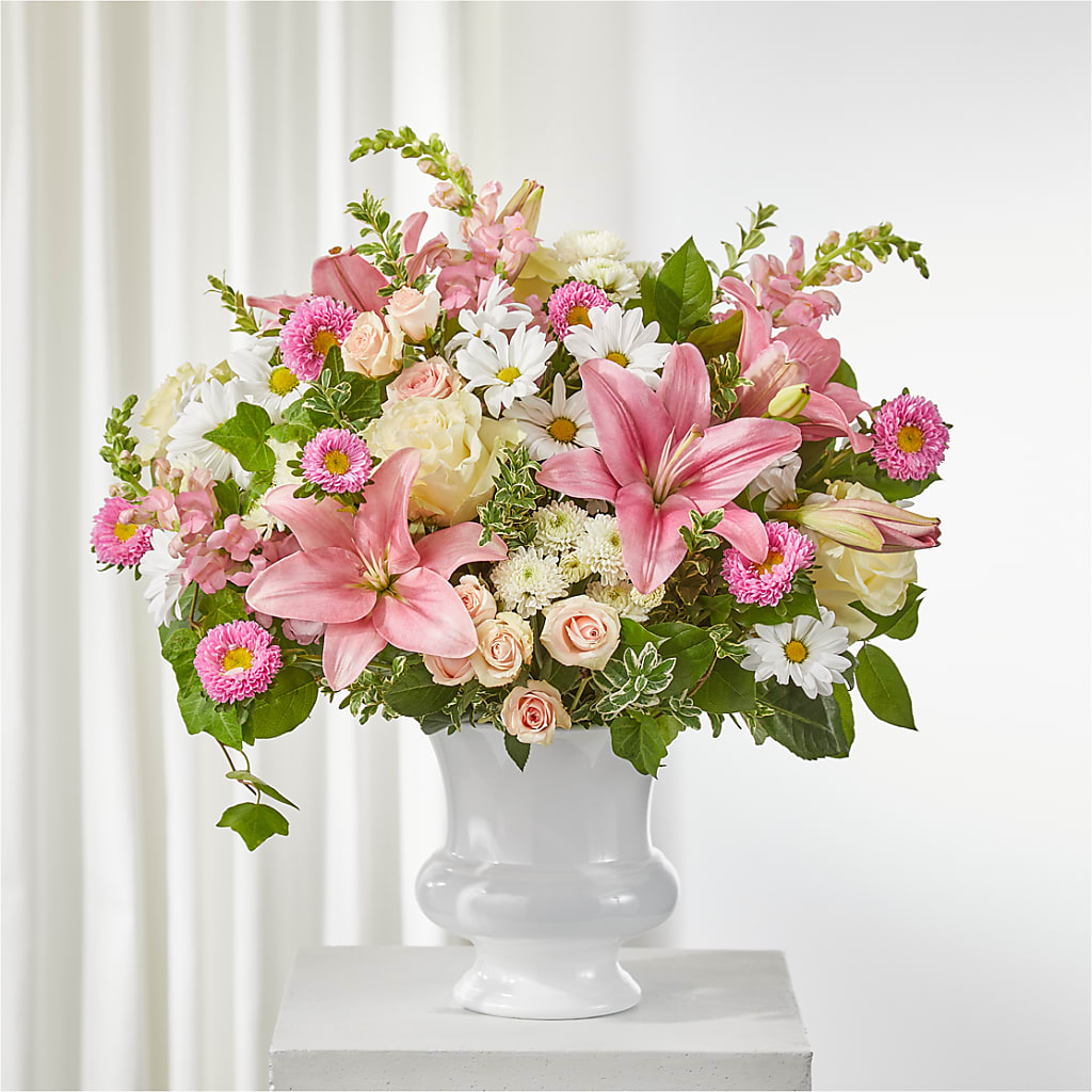 Empathetic Blooms Urn Arrangement – MARIE'S FLOWER & GIFT SHOPPE INC, Moultrie GA