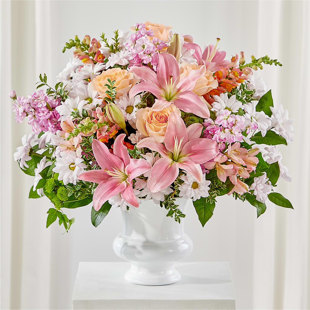 Heartfelt Gesture Urn Arrangement – MARIE'S FLOWER & GIFT SHOPPE INC, Moultrie GA