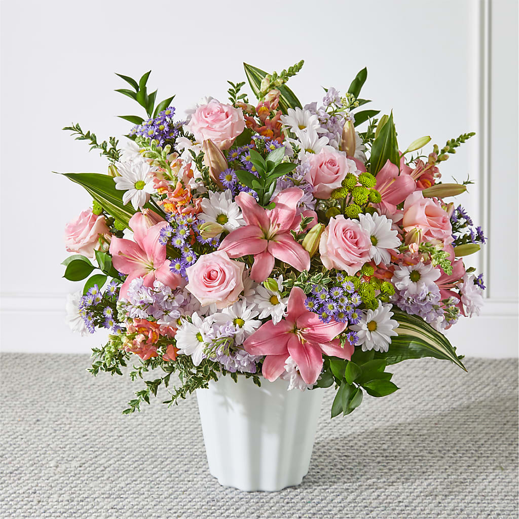 Abundant Compassion Floor Basket – MARIE'S FLOWER & GIFT SHOPPE INC, Moultrie GA