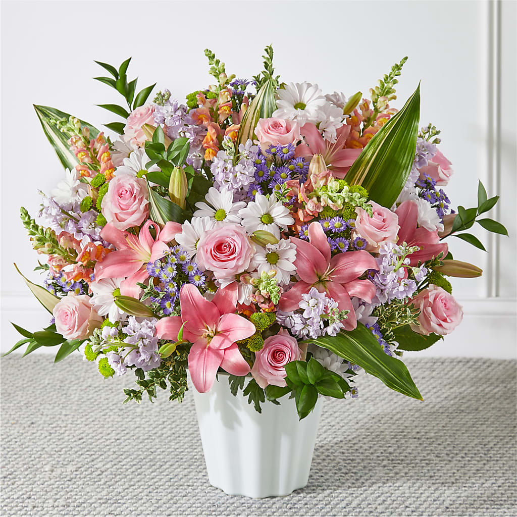 Abundant Compassion Floor Basket – MARIE'S FLOWER & GIFT SHOPPE INC, Moultrie GA