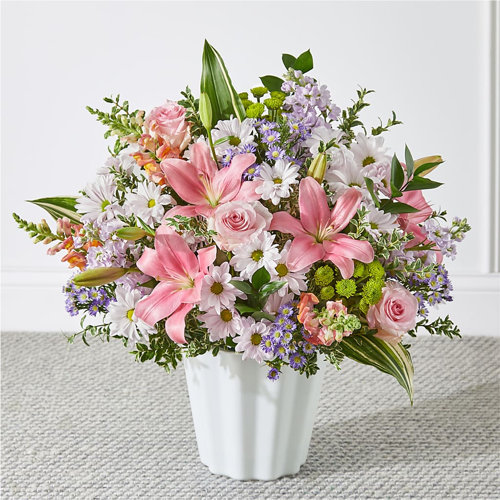 Abundant Compassion Floor Basket – MARIE'S FLOWER & GIFT SHOPPE INC, Moultrie GA