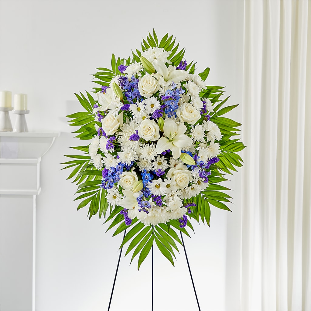 At Rest Standing Spray – MARIE'S FLOWER & GIFT SHOPPE INC, Moultrie GA