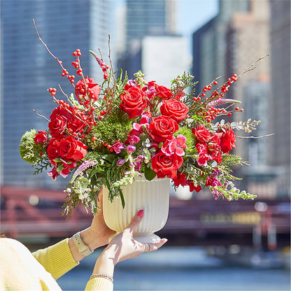 Big Red Bow Bouquet – MARIE'S FLOWER & GIFT SHOPPE INC, Moultrie GA