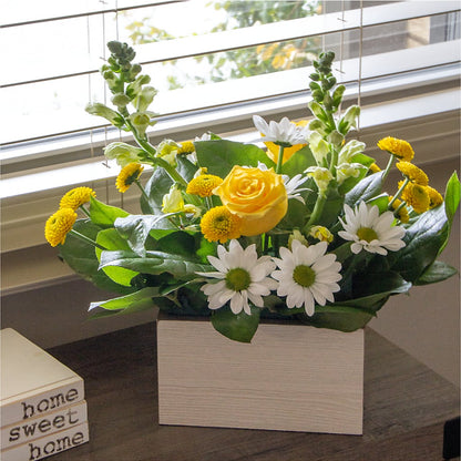 Sun Salutation Box Bouquet – MARIE'S FLOWER & GIFT SHOPPE INC, Moultrie GA
