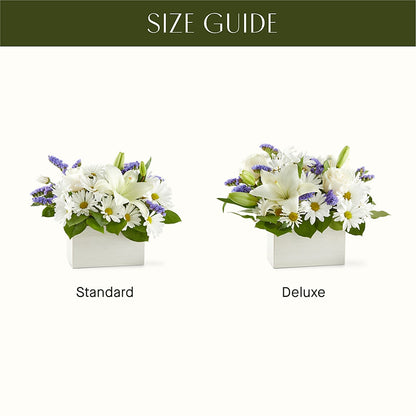 Beyond Blue Box Bouquet – MARIE'S FLOWER & GIFT SHOPPE INC, Moultrie GA
