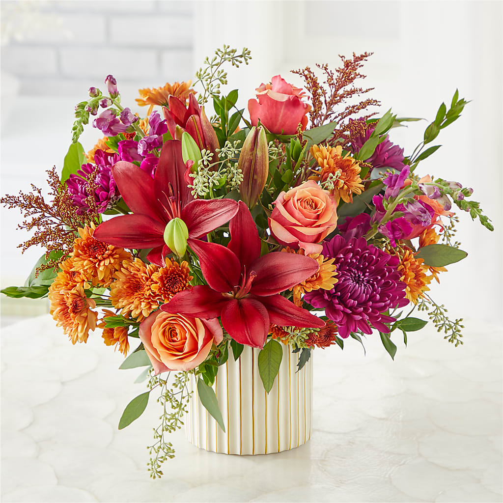 Burgundy Landscape Bouquet – MARIE'S FLOWER & GIFT SHOPPE INC, Moultrie GA