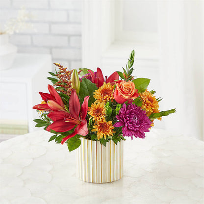 Burgundy Landscape Bouquet – MARIE'S FLOWER & GIFT SHOPPE INC, Moultrie GA