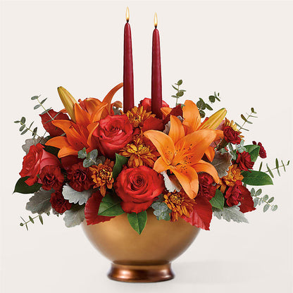 Fruits of Fall Centerpiece – MARIE'S FLOWER & GIFT SHOPPE INC, Moultrie GA