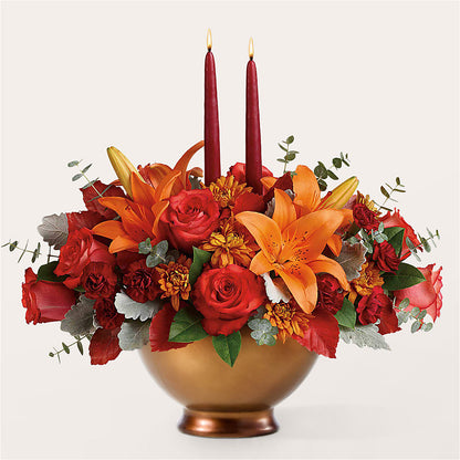 Fruits of Fall Centerpiece – MARIE'S FLOWER & GIFT SHOPPE INC, Moultrie GA