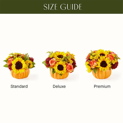 Golden Gourd Pumpkin Bouquet – MARIE'S FLOWER & GIFT SHOPPE INC, Moultrie GA