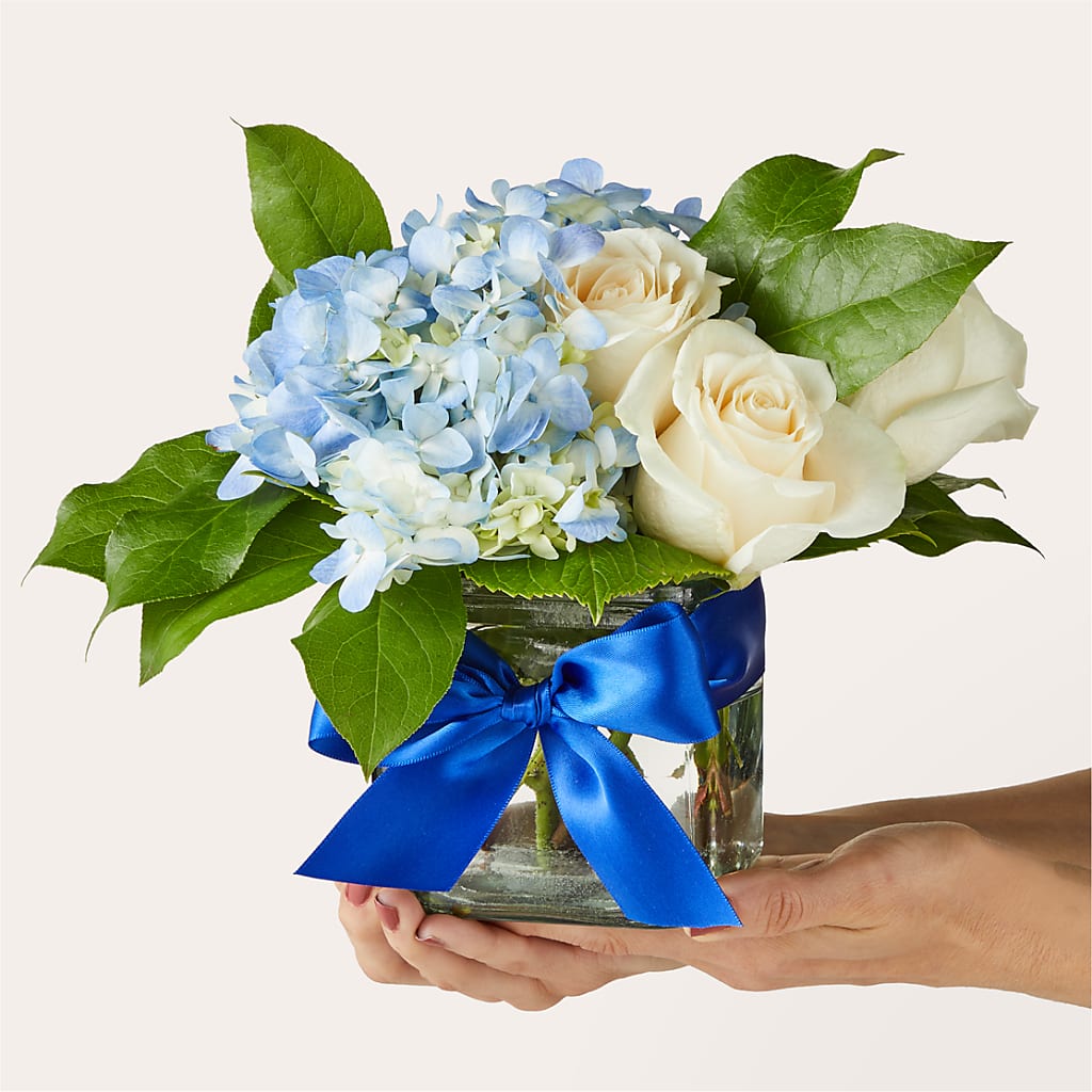 Sky Blue Delight Bouquet – MARIE'S FLOWER & GIFT SHOPPE INC, Moultrie GA