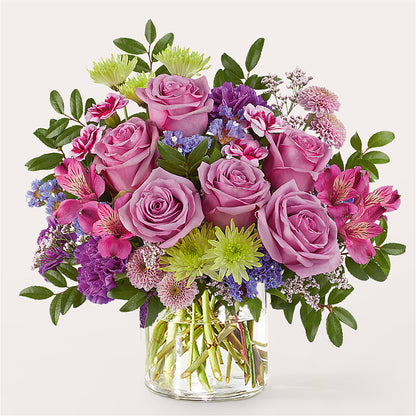 Glass Half Full Bouquet – MARIE'S FLOWER & GIFT SHOPPE INC, Moultrie GA