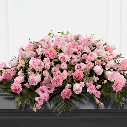 Garden of Comfort Casket Spray (Standard) – MARIE'S FLOWER & GIFT SHOPPE INC, Moultrie GA