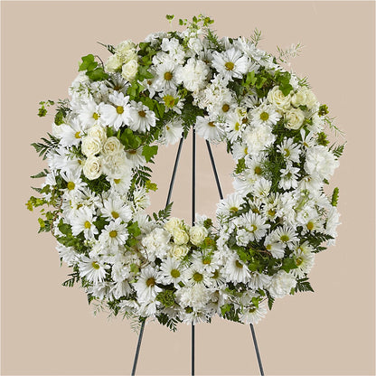 Faithful Wishes Wreath – MARIE'S FLOWER & GIFT SHOPPE INC, Moultrie GA