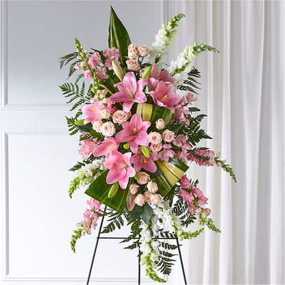 Elegant Embrace Standing Spray – MARIE'S FLOWER & GIFT SHOPPE INC, Moultrie GA
