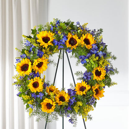 Bright Rays Wreath – MARIE'S FLOWER & GIFT SHOPPE INC, Moultrie GA