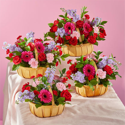 Pink Picnic Basket – MARIE'S FLOWER & GIFT SHOPPE INC, Moultrie GA