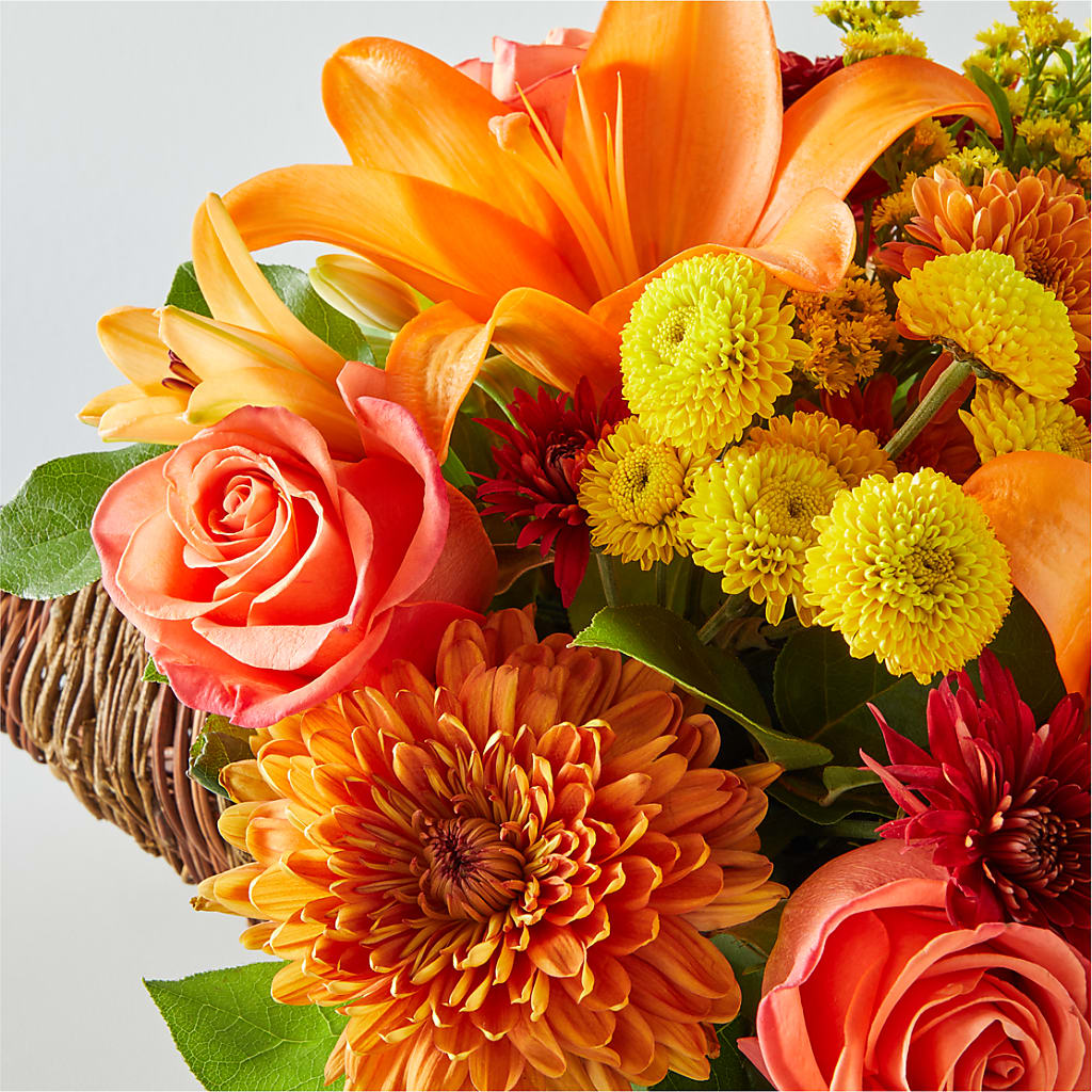 Bouquet of Blessings Cornucopia – MARIE'S FLOWER & GIFT SHOPPE INC, Moultrie GA