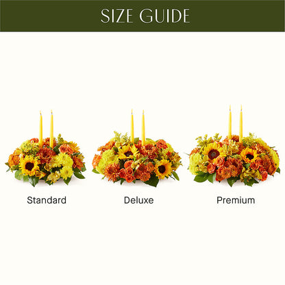 Autumn Harmony Centerpiece – MARIE'S FLOWER & GIFT SHOPPE INC, Moultrie GA