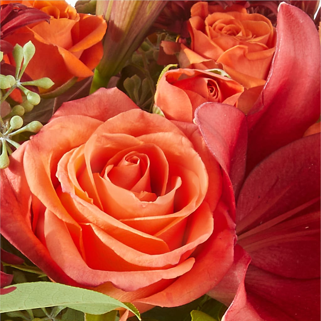 Crimson Leaves Bouquet – MARIE'S FLOWER & GIFT SHOPPE INC, Moultrie GA
