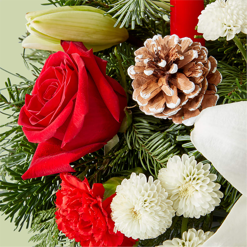 Seasonal Festivities Centerpiece – MARIE'S FLOWER & GIFT SHOPPE INC, Moultrie GA