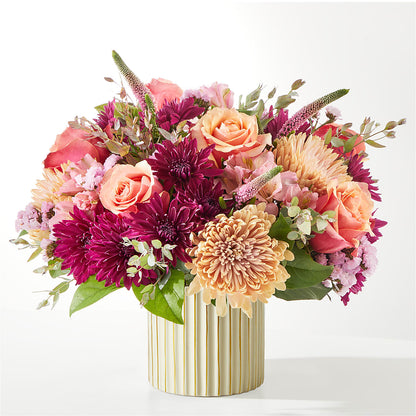 Berry Cobbler Bouquet with Ivory Vase – MARIE'S FLOWER & GIFT SHOPPE INC, Moultrie GA