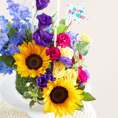Star of the Day Floral Cake – MARIE'S FLOWER & GIFT SHOPPE INC, Moultrie GA