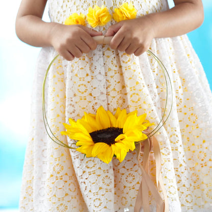 Sweet Sunshine Flower Girl Bouquet – MARIE'S FLOWER & GIFT SHOPPE INC, Moultrie GA