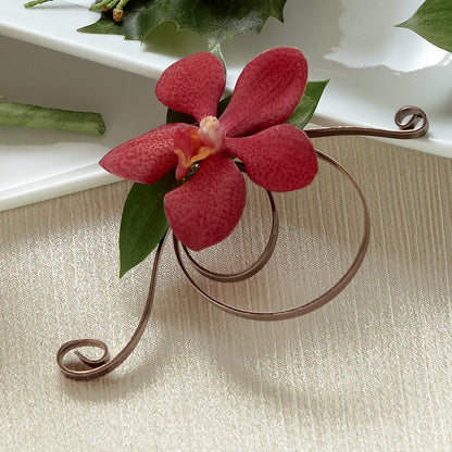 Red Mokara Boutonniere – MARIE'S FLOWER & GIFT SHOPPE INC, Moultrie GA